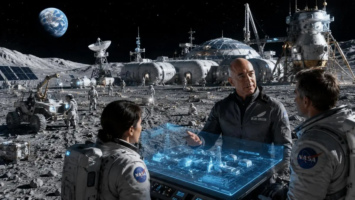 Jeff Bezos Ay'a Yerleşiyor