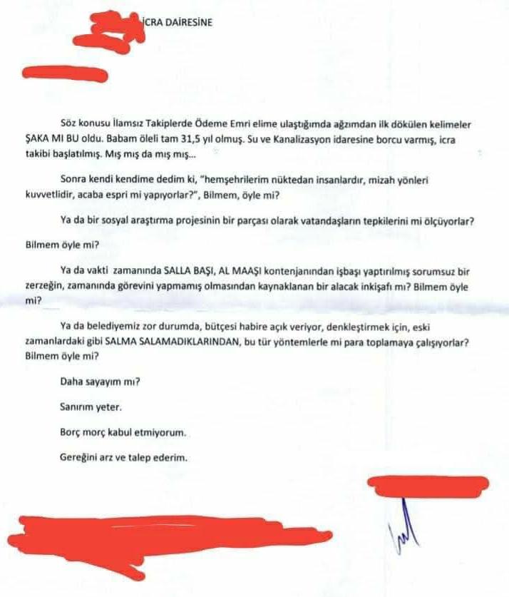 Bugüne kadar gördüğünüz bütün borca itirazları unutun